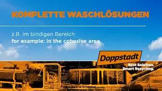 Komplette Waschlösungen von Doppstadt - Kieswäsche
