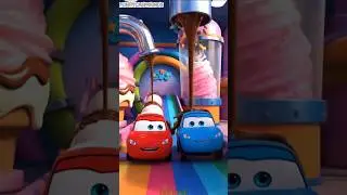 Funny Ice Cream Car Adventure for Kids 🍦🚗🌈 #cartoon #animation