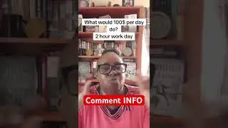 What would $100 a Day do for you? #makemoneonline  #howtomakemoneyonline