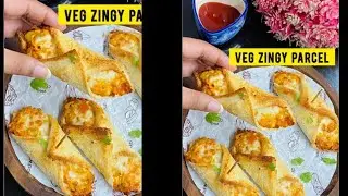 Bread parcels जो Domino's के zingy parcels से भी ज्यादा टेस्टी हैं instant snacks recipe breadparcel