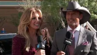 2017 ACM Awards: Tim McGraw and Faith Hill Red Carpet Interview