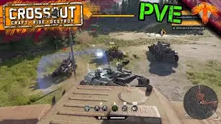 Crossout PvE Multiplayer Gameplay 2022 - PvE Battles 192 - No Commentary