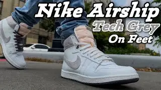 Nike Airship Tech Grey / On Feet look