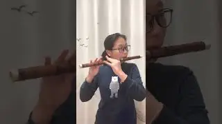 Double Tonguing Technique Practice E key dizi flute #diziflute