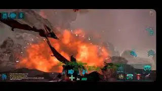Ark ultimate edition The island Alpha Dragon boss fight 🐉🔥😈