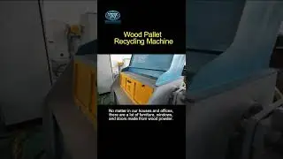 Simple Style 100-2000kg/h Waste Different Size Wood Pallet Shredder Wood Tray Crusher Machine#shorts