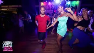 Social dancing in Rovinj @Croatian Summer Salsa Festival 2018