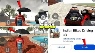 Indian Bikes Driving 3d New Rain Mode Umbrella Feature Cheat Code | New Update All Secret Feature 