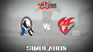 AFL Live 2003 (2002) - Collingwood Magpies vs Melbourne Demons [Gameplay Simulation]