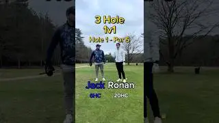 1v1 HOLE 1 #golf #golfswing #golfgear #golfer #golflife #golftips #golfing #1v1 #competition #fyp