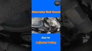 Alternator Belt Sound due to Adjuster Pulley #belt #adjuster #automobile #carworkshop #garage