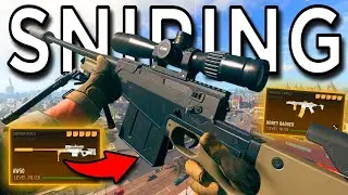 SATISFYING SNIPING in WARZONE - AW50 & Honey Badger in Warzone Solos Win Custom Gameplay