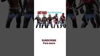 Ant-Man Suit evolution : 2015 -2023 (Quantumania) #shorts