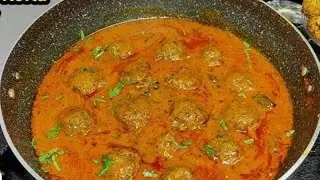 Lauki ki new and different recipe, no fry lauki kofta curry, lauki kofta kadhi recipe