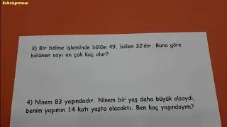4th grade division problems @okulcu #division #problem #4thgrade #mathematics