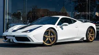 2015 Ferrari 458 Speciale - Bianco Avus - Walkaround + Engine & Exhaust Sound