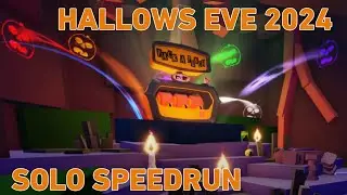 The FIRST EVER Solo Speedrun of Hallows Eve 2024 | Michael's Zombies (30.7 World Record)