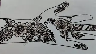 Arabic mehndi design ( full video)#mehndi #hennatattoodesign #01trendinghenna #henna #creativehenna 