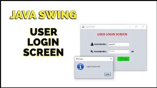 Make A Login Screen With Java GUI (Swing) | Java GUI Tutorial