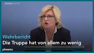 BPK: Vorstellung des Jahresberichts 2023 der Wehrbeauftragten Eva Högl | 12.03.24