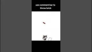 Use comment bar to throw brick🏓