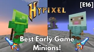 Creating the Best Early Game Minion Setup in Hypixel Skyblock! Hypixel Skyblock [E16]