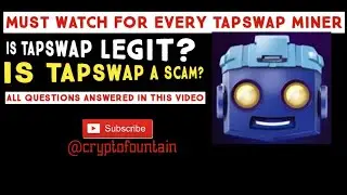 IS TAPSWAP LEGIT? IS IT A SCAM? EXPERT REVIEW OF THE TAPSWAP SAGA #cryptoairdrop #tapswap #notcoin