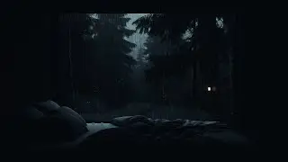 Soft Rain Sounds for Sleeping | Calm Night Window Rain