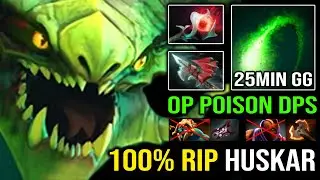 If There's Huskar Mid Just Pick Viper For Easy MMR | 100% Counter OP Poison DPS Easy 25Min GG Dota 2