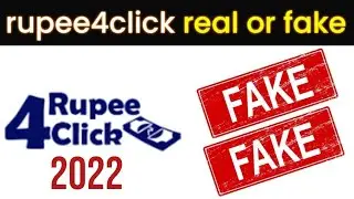 rupee4click | rupee 4 click withdrawl | real or fake | rupee4click review