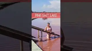 Pink Salt Lake 💕 Burgas, Bulgaria #travelshorts #amazingplaces #barbieworld