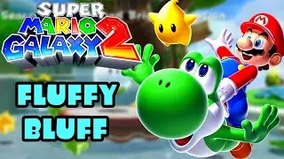 Super Mario Galaxy 2 100% Walkthrough 🌌 Fluffy Bluff Galaxy & Comet Medal #1