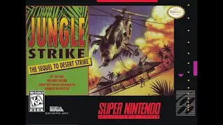 SNES Jungle Strike: Campaign 7 River Raid
