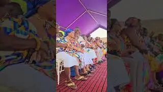 Meet the royals at the. Lunch of oguaa fetu festival 2025#trendinglive #ghana #culture