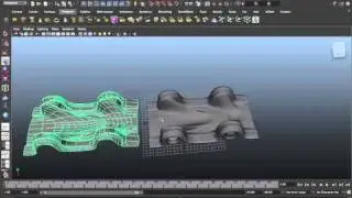 Maya Tutorials: 46-Convert NURBS to polygons