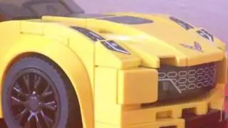 Lego Chevrolet stop motion by child with autism