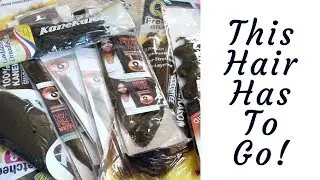MASSIVE HAIR DECLUTTER | WIGS, WEAVES, AND BRAIDS ---- ALL GONE!