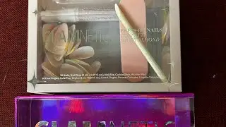 Glamnetic nail wear test/Review with lashes and liners blow dryer test and lash eyeliners and more!