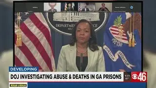 DOJ launches civil rights investigation into violence at Georgia prisons