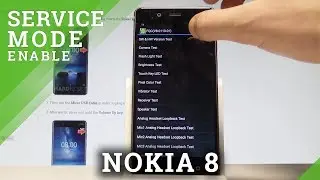 NOKIA 8 Service Mode / FQC Menu / NOKIA Hardware Test