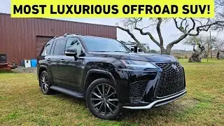 Ultimate Mid-Full Size SUV?  2024 LEXUS LX600 F-Sport! Full Review!