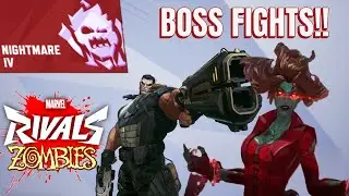 *Zombie Boss ONLY* | Nightmare IV SOLO CLEAR - Punisher | *NO RANDOM CARDS* | Marvel Rivals⚔️🧟&zwj;♂️