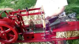 1922 one-third scale hay baler