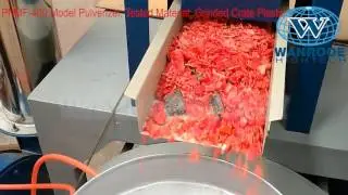 Plastic Crate Chips Pulverizer, Coca Cola Crate Pulverizer, HDPE Chips flakes Pulverizer