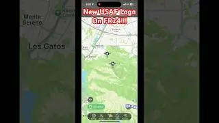New USAF Logo On FR24 #aviation #modelairport #modelairplane #flightradar24 #unitedstatesairforce