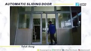 PINTU KACA OTOMATIS KANTOR / AUTOMATIC SLIDING DOOR | PT. SPM - 082194002337