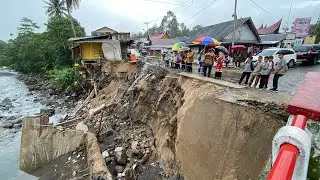 KABA PADANG PARIAMAN|Bupati Suhatri Bur Lakukan Peninjauan Ke Lokasi Bencana Banjir