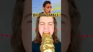 Big vs Small Food Challenge 🍔🍟 | Funny Eating Game #shorts