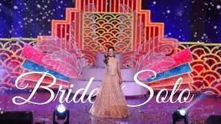 Stunning Bride Solo | Tumhe Aaj Maine Jo Dekha | Sangeet Dance | Dance Performance