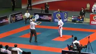 Female Kumite -50 kg  Bahmanyak Sara IRI VS Miyahara Miho JPN
